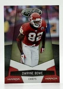 Specchio rosso certificato 2010 #72 Dwayne Bowe 120/250 Kansas City Chiefs - Foto 1 di 2