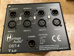 Heritage Audio OST4V2 500 Series Rack for Heritage API any  500 mod AuthrizDealr - Picture 1 of 6