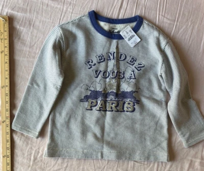 J.CREW CREWCUTS NWT Boy's Glitter Print Long-Sleeve Shirt sz 10 - Image 1 of 2