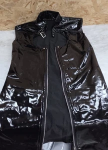 Maeau Faux Leather Bodysuit Women Catsuit Latex Jumpsuit Shiny Playsuit (Medium) - Picture 1 of 9