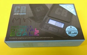 New CR JDS-M600 0.1g / 600g Portable Pocket Digital Jewelry Weighing Scale - Picture 1 of 2