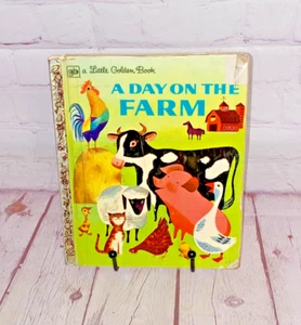 A Day on the Farm hardcover book A Little Golden Book 1972 - Bild 1 von 14