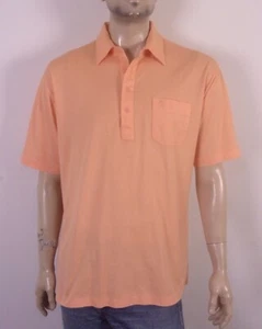 vintage 80s Countess Mara Sherbet Polo Shirt Pocket CM Crown Logo SZ XL - Picture 1 of 5