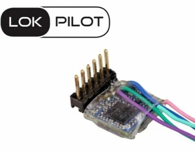 ESU 59857 ~ New 2025 ~ 6 Pin Direct 90 ~ V5.0 DCC Motor Decoder ~ LokPilot Micro - Image 1 of 2