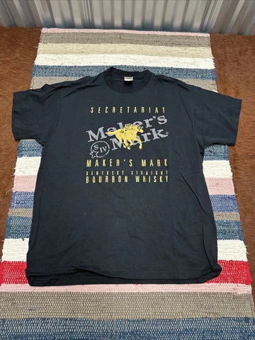 SUPER RARE Makers Mark Secretariat Bourbon Horse Racing Derby XL FOTL Black Cover