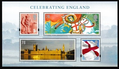 Great Britain Block 2007 Celebrating England UK Four Countries MNH aXF Z3709 - Image 1 of 4