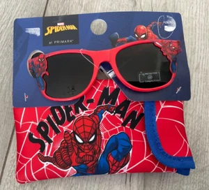 GAFAS DE SOL SPIDER-MAN NIÑOS, BOLSA DE TRANSPORTE...TOTALMENTE NUEVAS... PROTECCIÓN UV CAT 3 - Imagen 1 de 1
