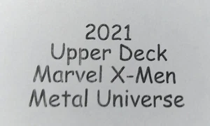 UD 2021 Marvel X-Men Metal Universe Precious Gems Rojo 035/100 Magik 9 Como Nuevo - Imagen 1 de 4