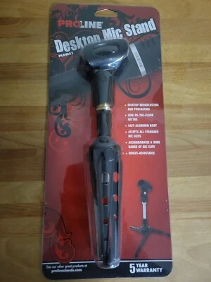 Proline PLDMS1 Desktop Microphone Stand New and Never Used - Image 1 of 3