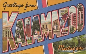 LARGE LETTER - Kalamazoo, MICHIGAN - 1946 - Picture 1 of 2