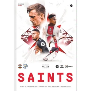 Southampton v Manchester City 8/4/2023 Premier Lge Official programme. MINT. - Picture 1 of 1