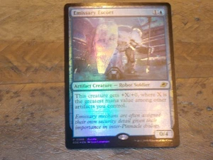 MTG FOIL Emissary Escort x1 Rare EoE NM Low S&H Read Description - Picture 1 of 1
