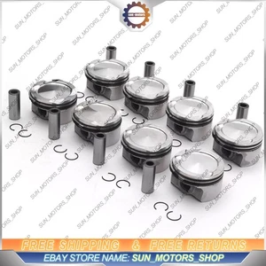 8x Pistons Rings Set Φ89mm For BMW 550ix 750i X5 X6 F16 F10 F15 N63N N63TU 4.4L - Picture 1 of 4