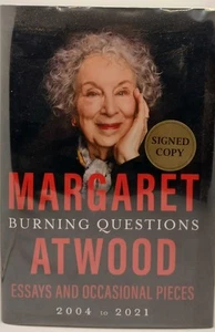 Margaret Atwood Burning Questions Publisher's Special Signed First Edition - Picture 1 of 6