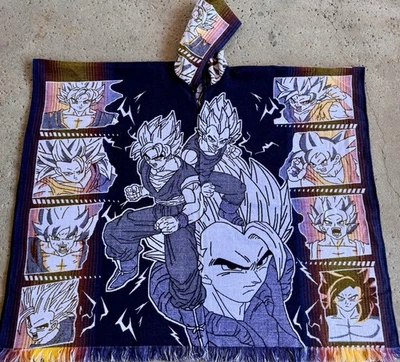 Japanese Anime Alpaca Poncho,Unisex One Size. Made In Ecuador - Image 1 of 4