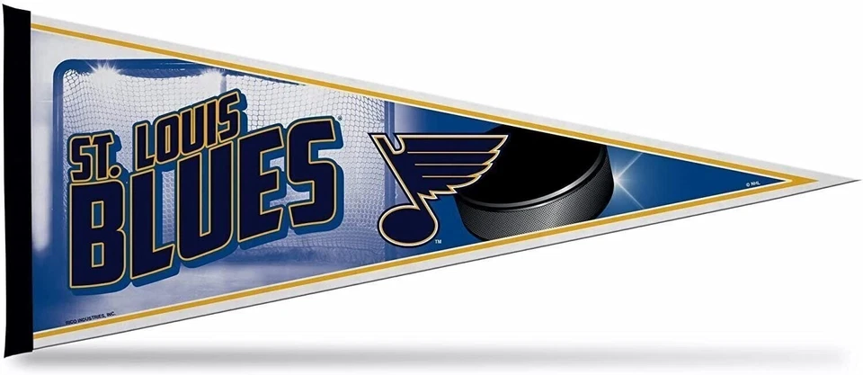 St Louis Blues Felt Pennant 12x30 Puck 设计 — 第 1/1 张图片