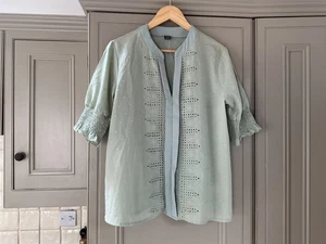 SHEIN Lace Shirt Blouse / Tunic Top Size L - Picture 1 of 7