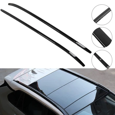 Roof Side Rail Black For 2017-2019 Mazda CX-5 CX5 Roof Rack Set Luggage Carrier Foto 1 de 4