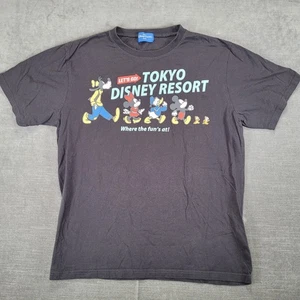 Tokyo Disney Resort Vintage T-Shirt Damen Goofy Mickey Minnie Donald Chip Dale - Bild 1 von 10