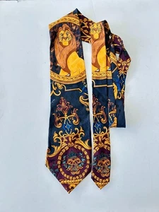 Disney Store Lion King mens necktie 4" wide silk Simba - Picture 1 of 6
