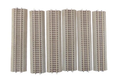 Roco 42510 H0 - 6 Straight with Bedding - Without Original Packaging # 0383 - Image 1 of 3