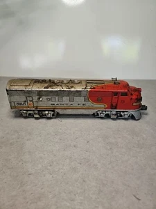 Tren ficticio vintage Lionel Santa Fe 2333-20 diésel 2343 original sin probar - Imagen 1 de 12