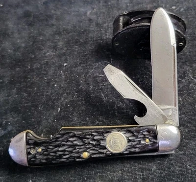 VTG 1920s-30s Remington UMC USA Easy Open THE HANOVER SHOE Advertising Knife - Image 1 of 4