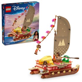 LEGO Disney Moana Adventure Canoe Fantasy Toy Boat Building Set 43270