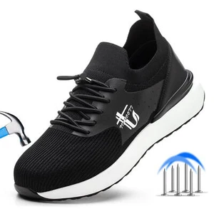 waterproof Steel Toe Shoes Men Lightweight Indestructible size 8.5 black - Picture 1 of 1