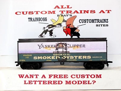 HO SCALE CUSTOM LETTERED YANKEE CLIPPER OYSTERS REEFER LOT E 🦪🦪🦪🦪 - Image 1 of 4