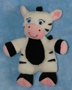 Garanimals Plush Zebra Black White Pink Stuffed Animal Soft Baby Toy 9" - Picture 1 of 2