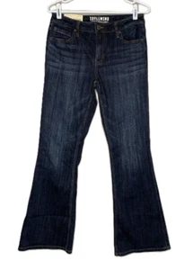 IDYLLWIND Bootcut Jeans Women's size 8 32L Dark Wash Stretch NEW with Tags NWT - Picture 1 of 6