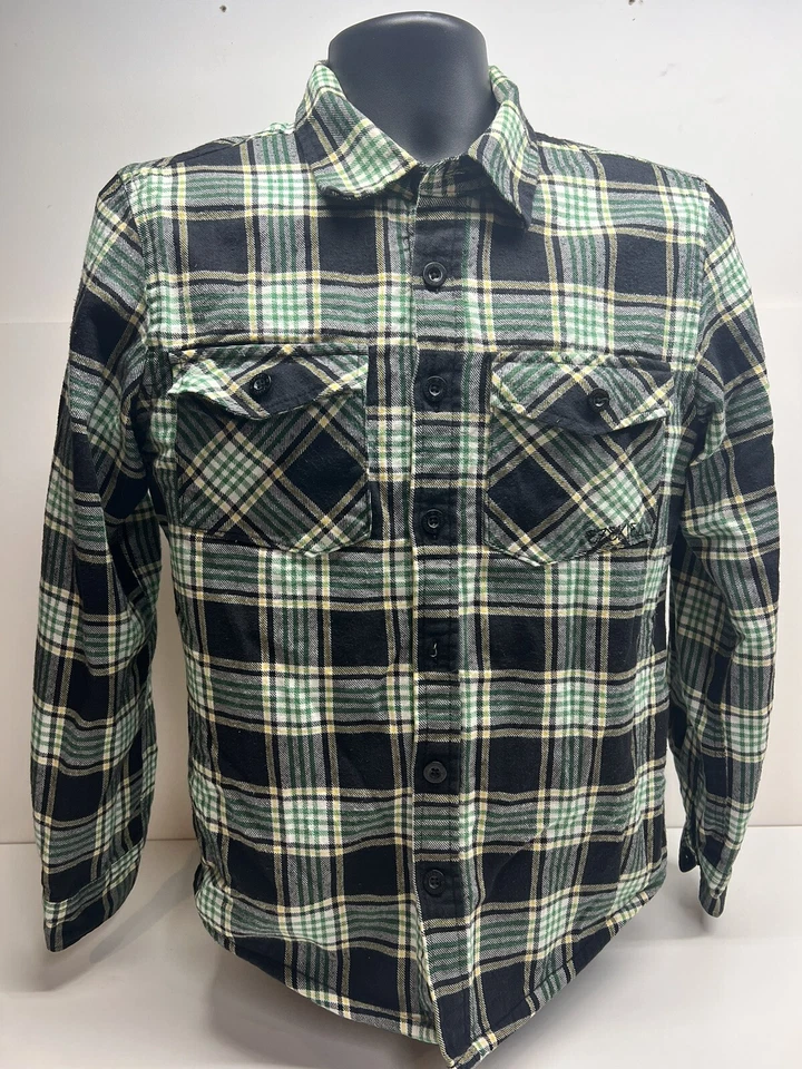 Franela abotonada forrada de vellón suave gruesa a cuadros Ezequiel Foto 1 de 4