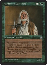 1X An-Havva Constable - Homelands - Damaged MTG CARD