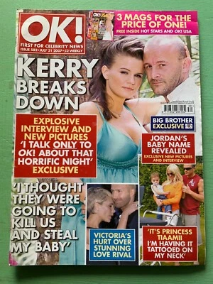 OK! magazine 31-July-2007 KERRY KATONA Sienna Miller Nick Lachey Roxanne McKee - Image 1 of 4