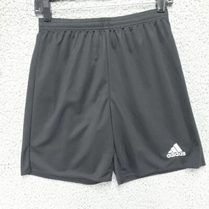 Adidas Shorts Boys Youth XL Black Climacool Drawstring Pull On Soccer - Picture 1 of 10