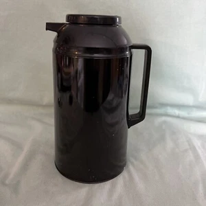 CARAFE HOT COLD One Quart THERMAL PITCHER Tiger Thermos Black Coffee Vacuum - Picture 1 of 5