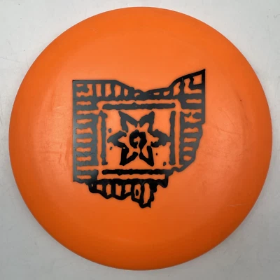 Orange Innova Nelsonville Music Festival 165.9g Disc Golf Driver w Ohio Image - Image 1 of 4
