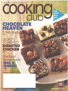 COOKING CLUB Magazine February March 2010 Chocolate Heaven Chicken Mac & Cheese - Picture 1 of 1