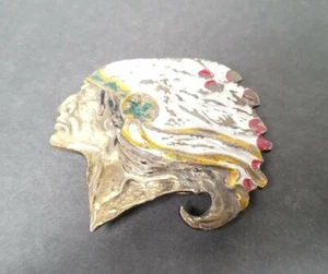 1976 THE GREAT AMERICAN BUCKLE CO CHICAGO Limited INDIAN CHIEF BUCKLE 350 - Picture 1 of 6