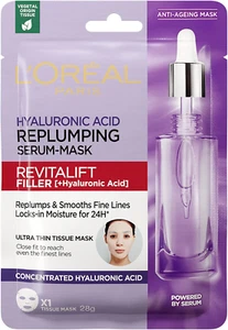 L'Oréal Paris Replumping Sheet Mask Hydrating and Smoothing Revitalift Filler... - Picture 1 of 12