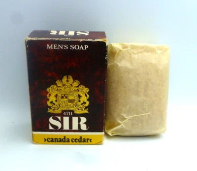 *** VINTAGE *** 4711 SIR canada ceder - MEN`S SOAP Herrenseife 125 g - Bild 1 von 3