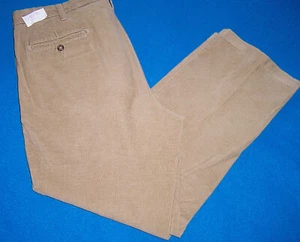 men's DOCKER D3 classic KHAKI pants 40(41) x 30 5 pocket CORDUROY 100% cotton - Picture 1 of 10