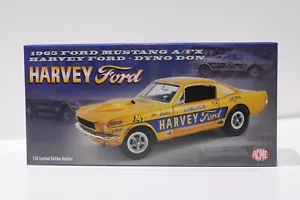 ACME 1965 FORD MUSTANG A/FX HARVEY FORD DYNO DON 1:18 SCALE NEW AND SEALED - Picture 1 of 4