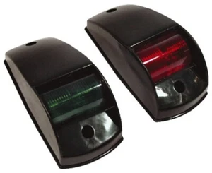 Black Navigation Port/Starboard Lights - Bulb Type - Picture 1 of 2