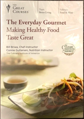 The Great Courses Everyday Gourmet Brand New Sealed DVD Healthy Food All Region - Image 1 of 3