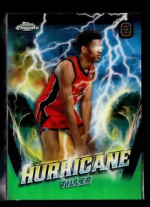 2023-24 TOPPS CHROME OTE GREEN HURRICANE /75 BRYSON TILLER CITY REAPERS - Foto 1 di 1