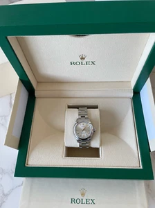 New Authentic Rolex Oyster Perpetual 28 OP 28 Ladies Oystersteel Watch 276200 - Picture 1 of 6