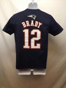 New-Minor Flaw New England Patriots Tom Brady Youth Large L 14/16 Blue Shirt