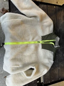 Zelos Cream Sherpa Zip Up Jacket Soft Casual XL - Picture 1 of 2